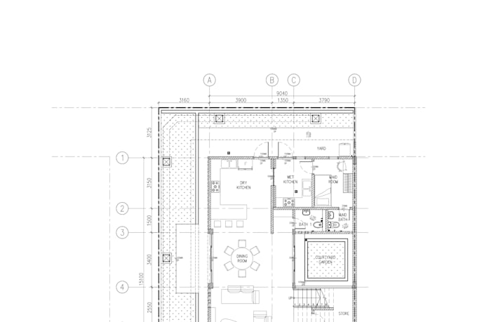 draft schematic architectural drawings in revit or autocad